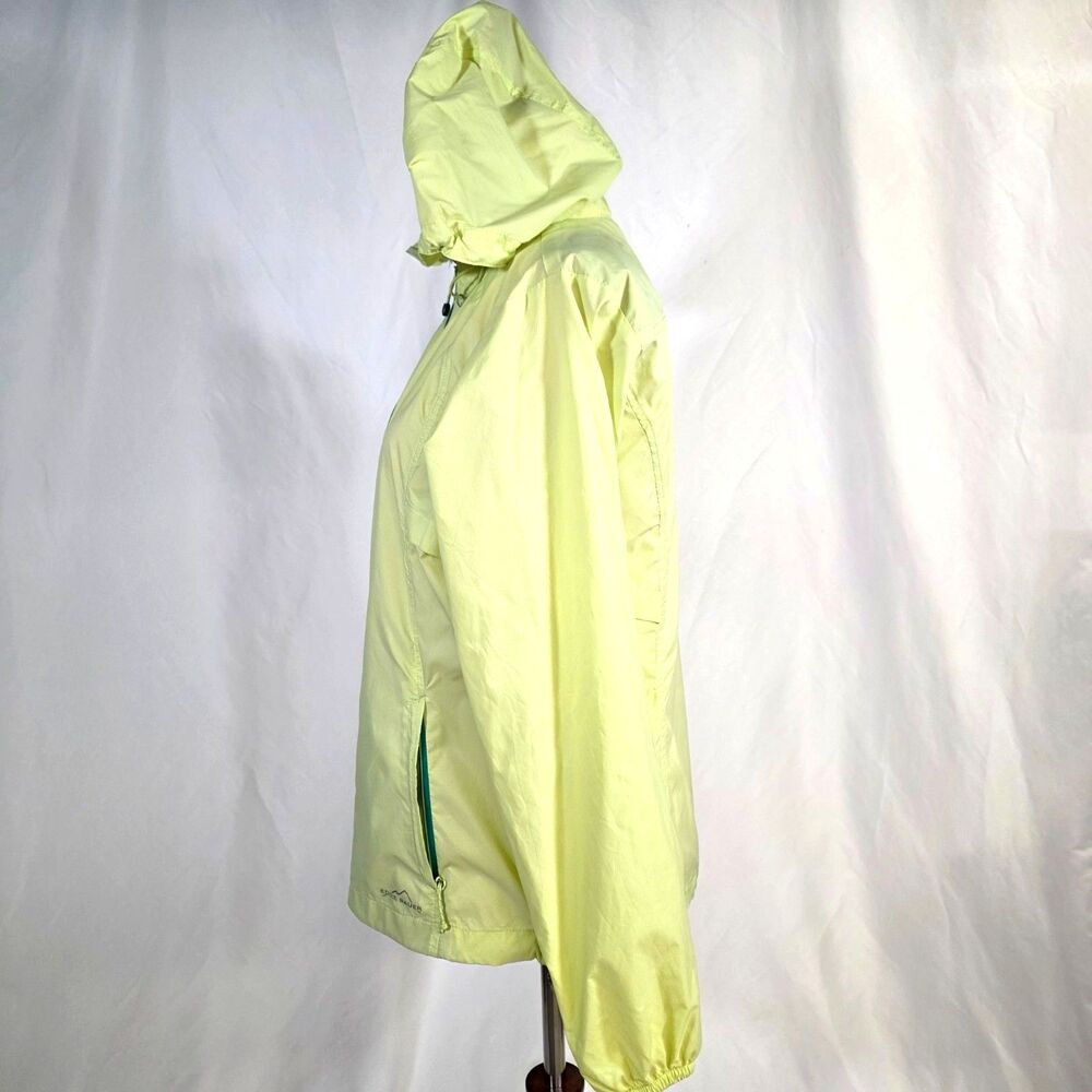 Eddie Bauer Packable Vivid Chartreuse Light Weight Jacket Size Small - Picture 6 of 10